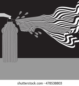 Stripes Spray Can