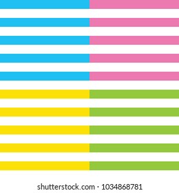 Stripes vector background with horizontal lines. Striped set. Summer theme. Design for fabric, textile, fashion design, pillow case, gift wrapping paper and wallpaper etc.
