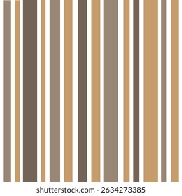 Stripes vector brown background fabric pattern stripe balance stripe patterns vertical brown color tone stripes different size symmetric. fabric pattern art cute illustration.