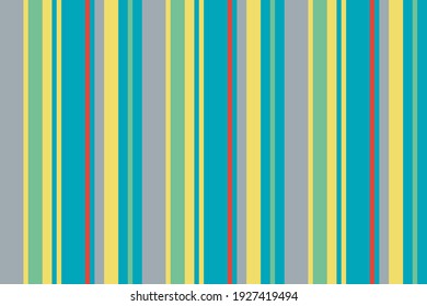 Stripes vector seamless pattern. Striped background of colorful lines. Print for interior design and fabric.