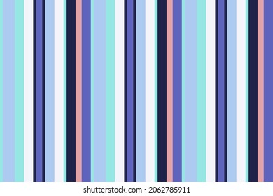Stripes vector seamless pattern. Striped background of colorful lines. Print for interior design and fabric.