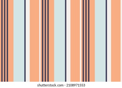 Stripes vector seamless pattern. Striped background of colorful lines. Print for interior design and fabric.