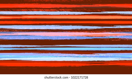 Stripes with Watercolor Grunge Brush Style Effect. Paintbrush Lines Seamless Pattern. Paint Watercolor Style Stripes. Packaging, Fabric Print Design Background.
