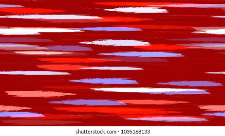 Stripes with Watercolor Grunge Brush Style Effect. Paintbrush Lines Seamless Pattern. Dyed Stripes in Watercolor Style. Packaging, Fabric Print Design Pattern.