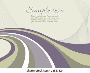  stripes, waves background composition, vector illustration