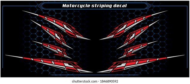 striping decal stickers, for motorbikes or cars

