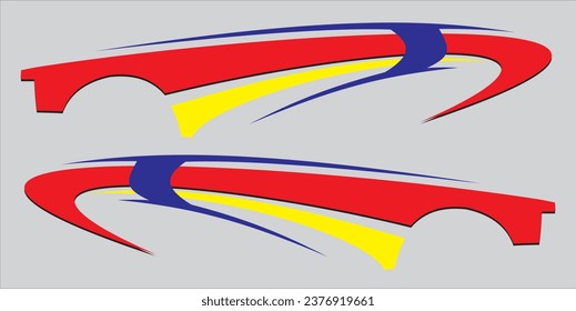 striping vector set for all type of car and motorcycle