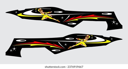striping vector set for all type of car and motorcycle