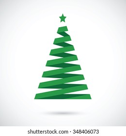stripped abstract christmas tree