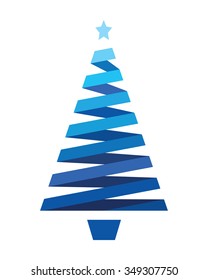 stripped abstract christmas tree