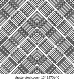 stripped black and white art deco seamless pattern ready for print