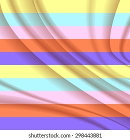 Stripped colorful silk background,  artistic texture