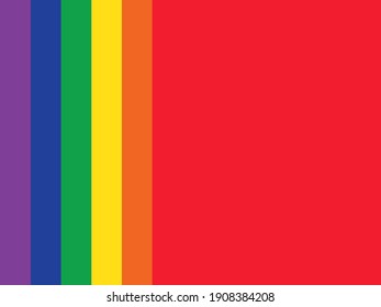 Stripped rainbow background. LGBTQ+ colors.