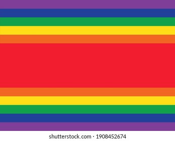 Stripped rainbow background. LGBTQ+ colors.