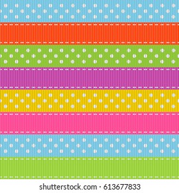 Stripped seamless pattern