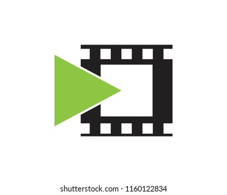 Stripping film logo vector template