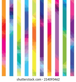 Strips With Color Transition From Triangles A Seamless Pattern