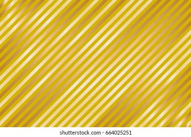 Strips diagonal pattern. Golden .Vector illustration.