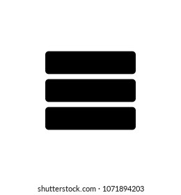 strips icon. Element of minimalistic icon for mobile concept and web apps. Signs and symbols collection icon for websites, web design, mobile app on white background