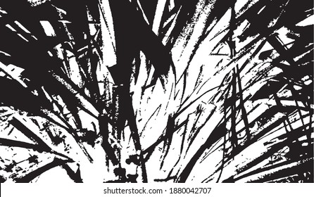 Tiras de hojas.  Elemento de diseño. Textura de fondo, ilustración vectorial.