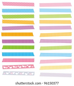 Colorful masking tape set vector Stock Vector by ©faitotoro 43189303