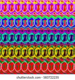 Strips of rings for decoration framework borders and background. Different colors and banding in the band for the registration cards

