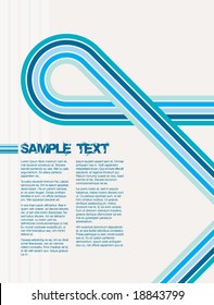 stripy background with space for your text