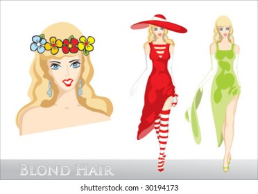Stripy Blonde World