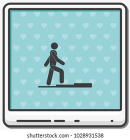 Striving for higher profits flat vector icon.