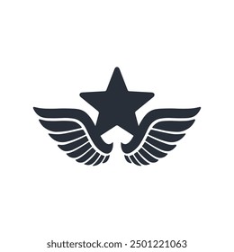 Striving for a new star. Achievement, aspiration. Vector linear icon isolated on white background.