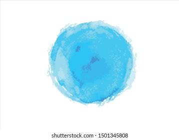 stroke blue watercolor vector graffiti illustration image.
