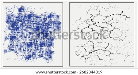 stroke grunge old worn vintage paper texture for poster, album, cover design. simple vector art