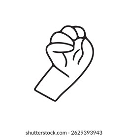 stroke line. hand gesture different icon
