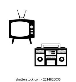 Stroke line icons set of home stuff. Simple symbols for app development and website design. Vector outline pictograms isolated on a white background.