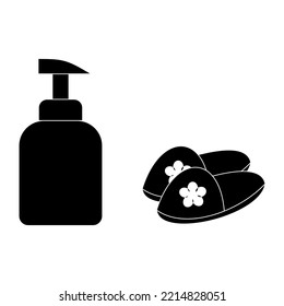 Iconos de línea de ataque conjunto de cosas domésticas. Símbolos simples para el desarrollo de aplicaciones y el diseño de sitios web. Pictogramas de contorno vectorial aislados en un fondo blanco.