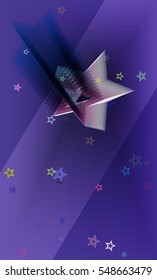 stroke over class draft, colorful opinion around star.