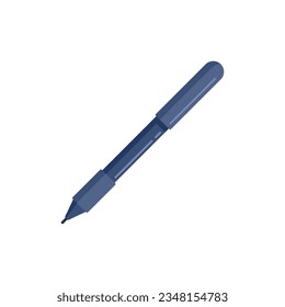Stroke pencil icon flat vector. Nib tool. Writer paint isolated