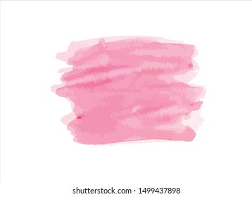 stroke pink watercolor.vector creative illustration.
