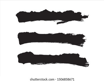 stroke set color watercolor abstract background vector graffiti illustration.