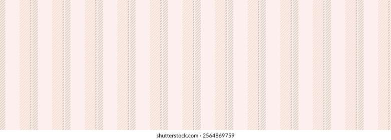 Stroke vertical background fabric, attire pattern textile lines. Dividing vector texture stripe seamless in light and white colors palette.