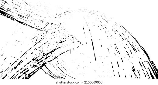 Strokes in different directions of black paint on a white background. Graffiti element. Design template for the design of banners, posters, booklets, covers, magazines. EPS 10