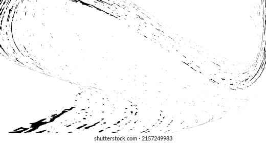 Strokes in different directions of black paint on a white background. Graffiti element. Design template for the design of banners, posters, booklets, covers, magazines. EPS 10