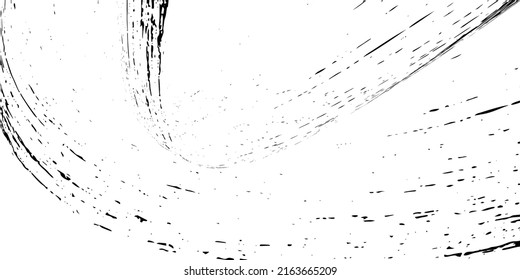 Strokes in different directions of black paint on a white background. Graffiti element. Design template for the design of banners, posters, booklets, covers, magazines. EPS 10