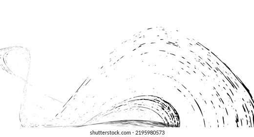 Strokes in different directions of black paint on a white background. Graffiti element. Design template for the design of banners, posters, booklets, covers, magazines. EPS 10