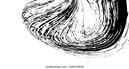 Strokes in different directions of black paint on a white background. Graffiti element. Design template for the design of banners, posters, booklets, covers, magazines. EPS 10