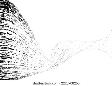 Strokes in different directions of black paint on a white background. Graffiti element. Design template for the design of banners, posters, booklets, covers, magazines. EPS 10
