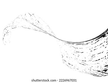 Strokes in different directions of black paint on a white background. Graffiti element. Design template for the design of banners, posters, booklets, covers, magazines. EPS 10