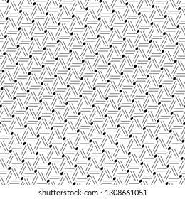 Strokes, figures pattern. Strokes, polygons ornament. Dashes, shapes motif. Ethnic background. Geometric backdrop. Folk image. Seamless vector.