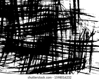 Strokes Ink. Retro Lines Texture. Overlay Lines Texture. Vintage Lines Texture. Texture Strokes