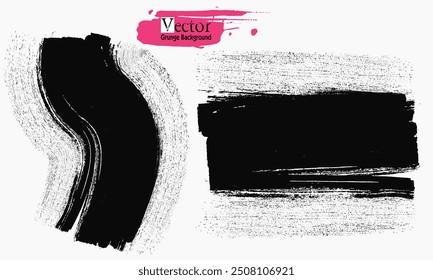 ​​brush strokes, paint brush, textured strokes, Black Brush strokes isolated. Brush strokes grunge background. Vector brush stroke texture. Black ink, paint splatter,Vector paint